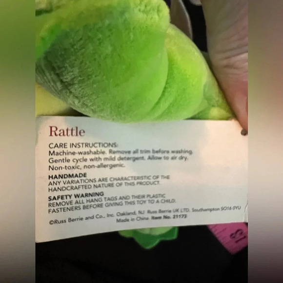 Russ | Bright Beginnings Rattle. Handmade. Baby rattle. - Picture 15 of 16